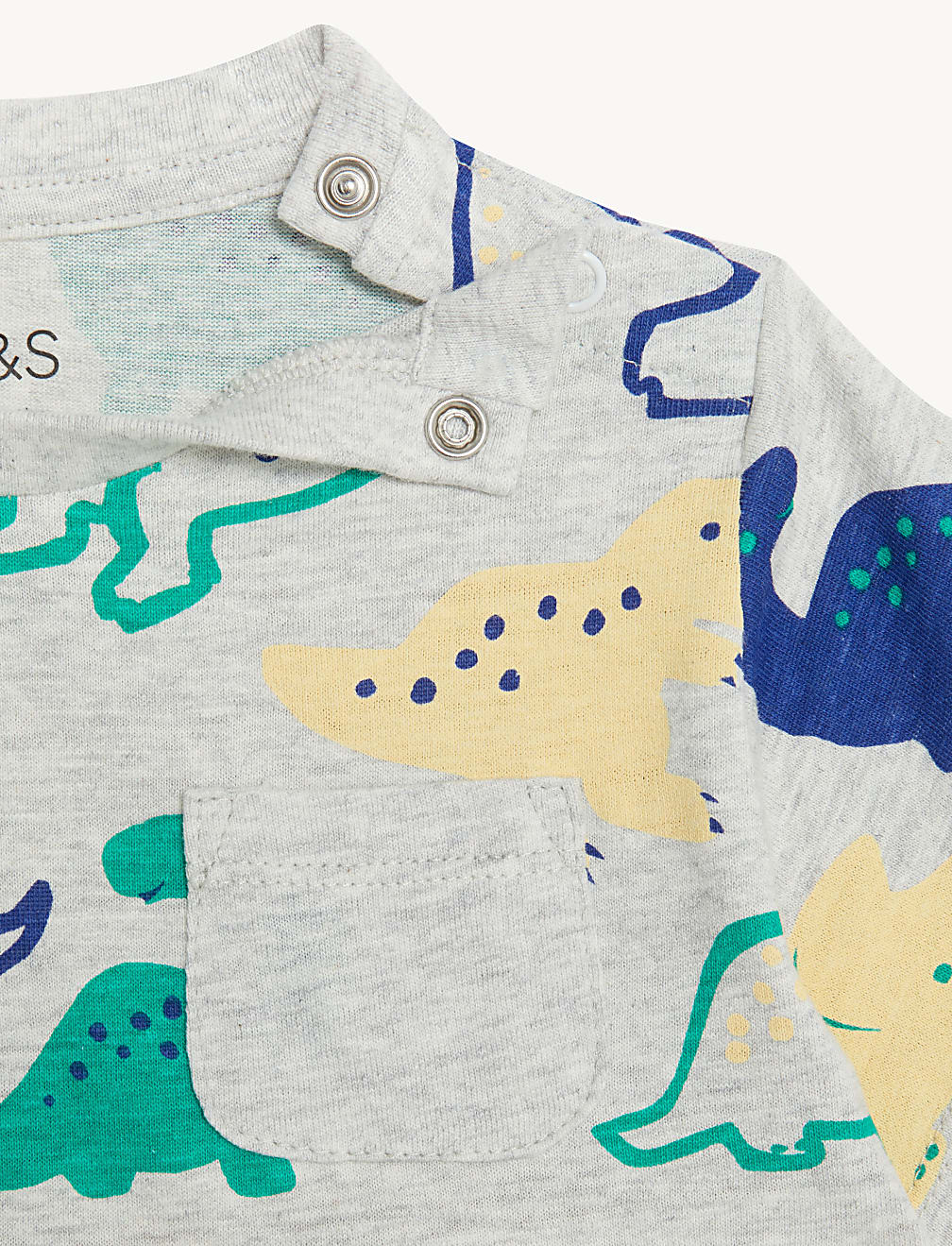 Pure Cotton Dinosaur Romper