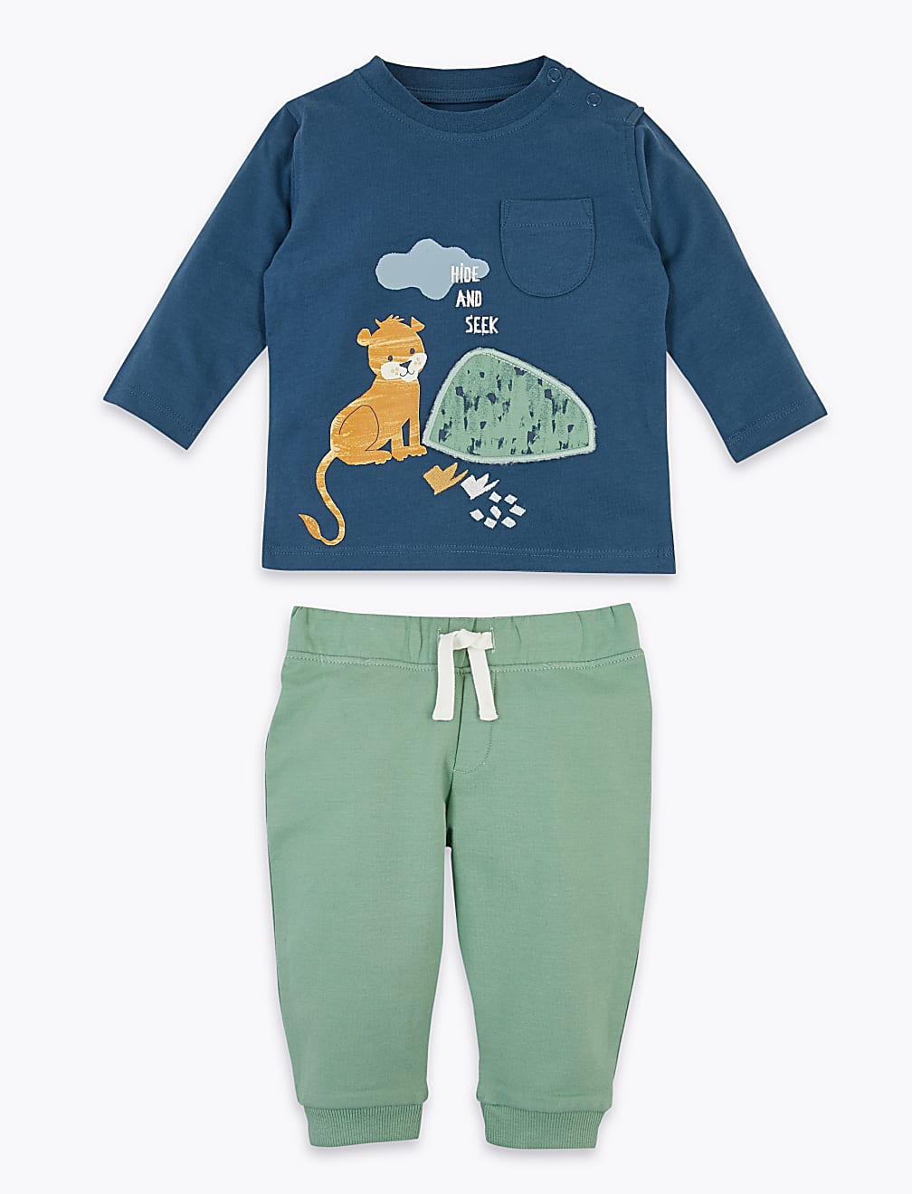 2 Piece Cotton Lion Outfit (0 -36 Mths)