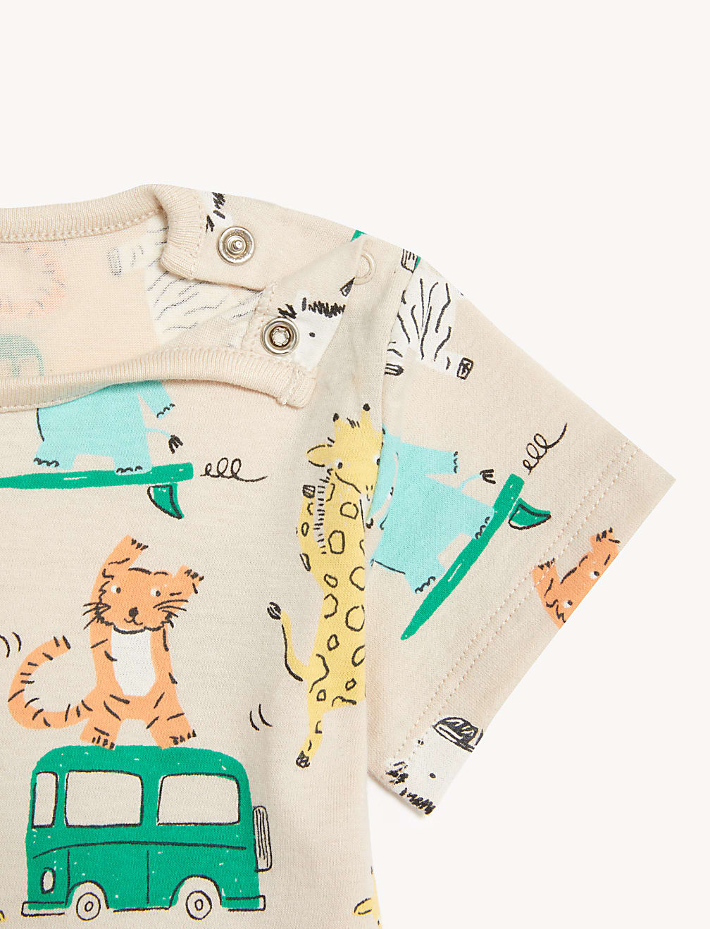 Pure Cotton Animal Print T-Shirt