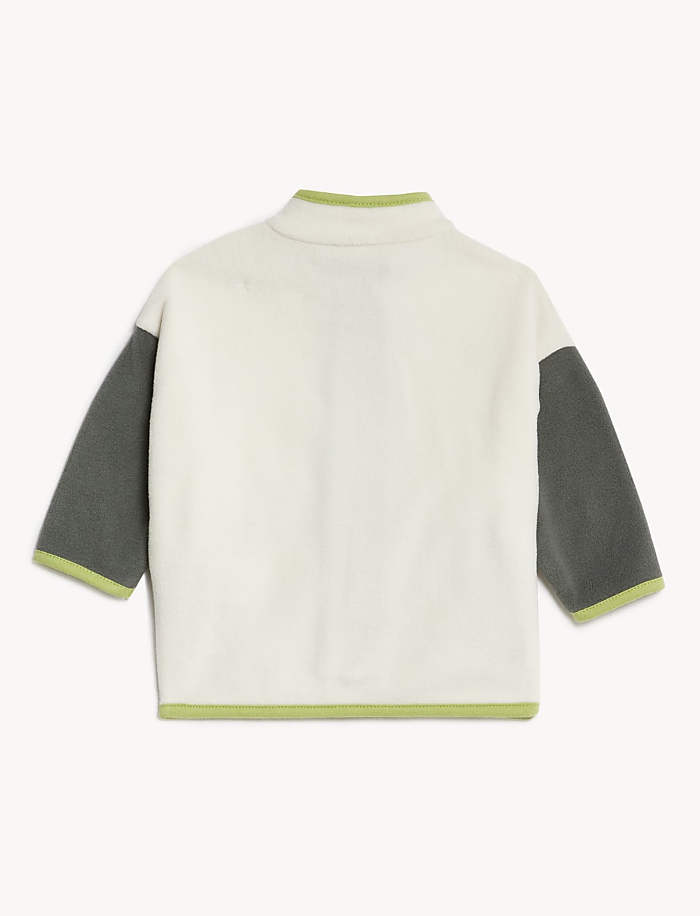 Fleece Colour Block Zip Jacket