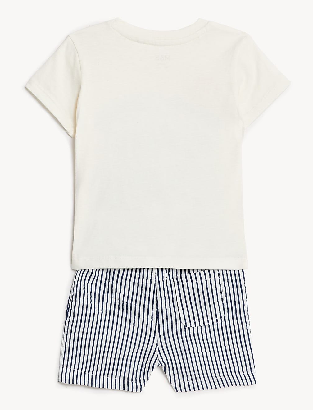 2pc Pure Cotton Slogan Outfit