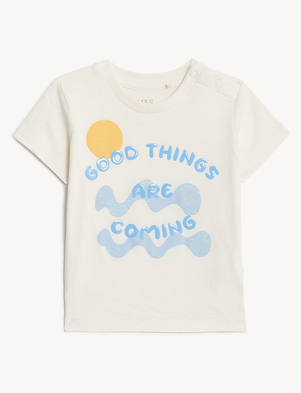 2pc Pure Cotton Slogan Outfit