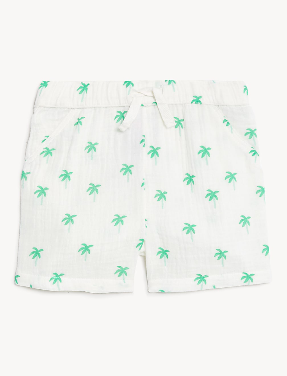 Pure Cotton Palm Tree Shirt & Shorts Set (0-3 Yrs)