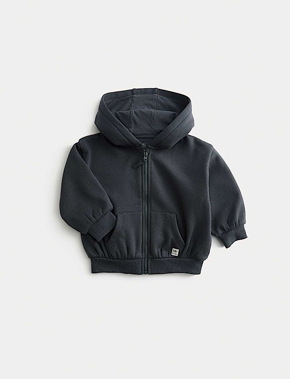 Fleece Lined Zip Up Hoodie (0-3 Yrs)