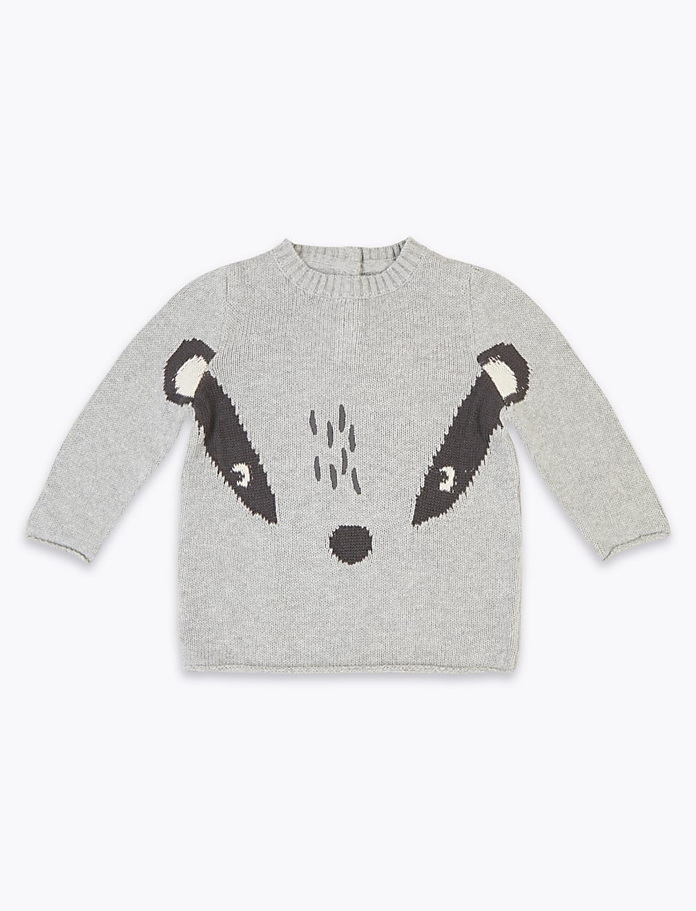 2 Piece Knitted Badger Top & Bottom Outfit (0-3 Yrs)