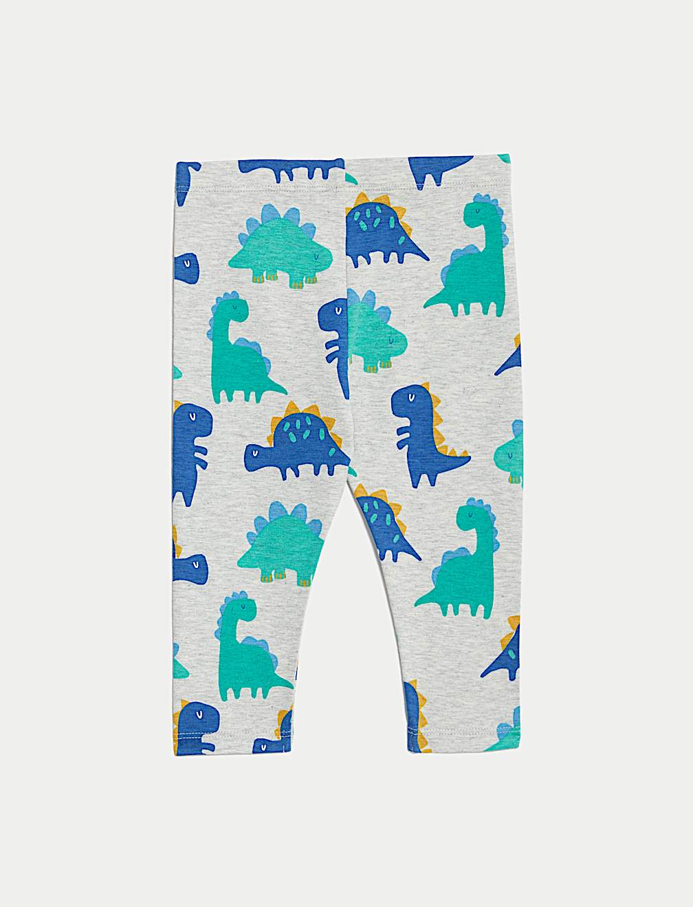 2pk Cotton Rich Dinosaur Leggings (0-3 Yrs)