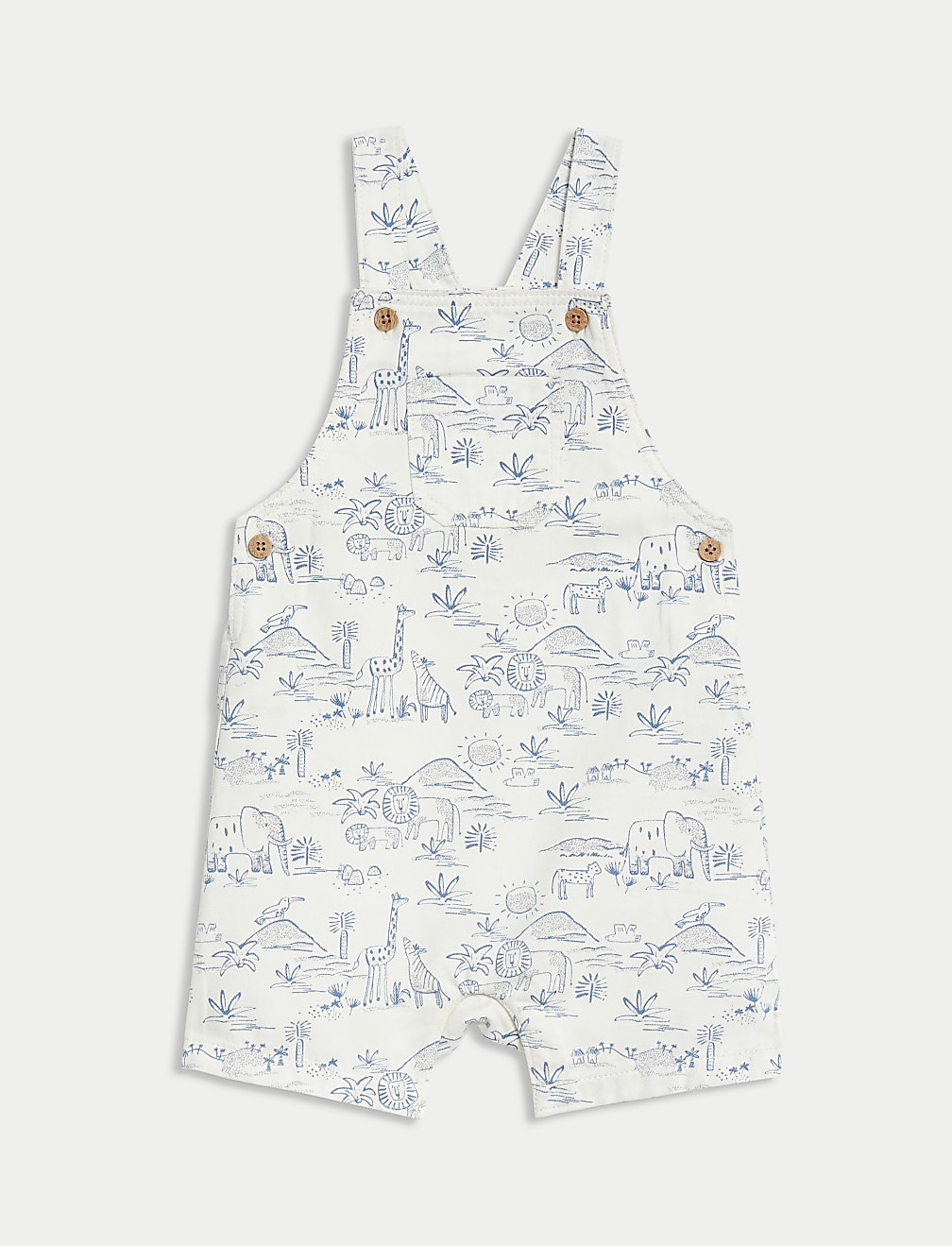 2pc Pure Cotton Safari Outfit (0-3 Yrs)