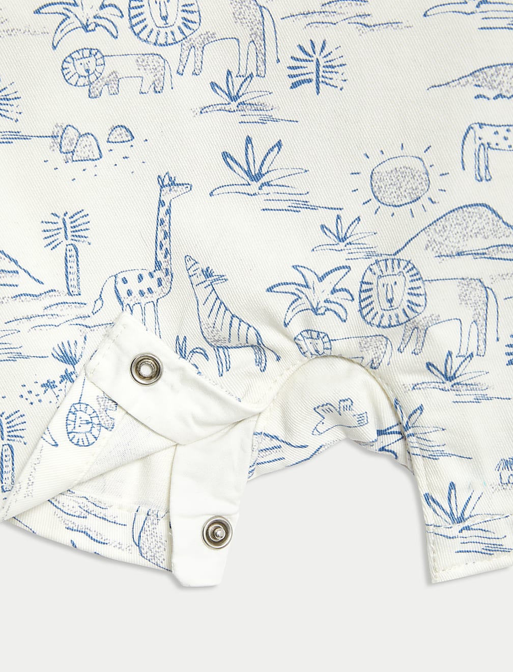 2pc Pure Cotton Safari Outfit (0-3 Yrs)