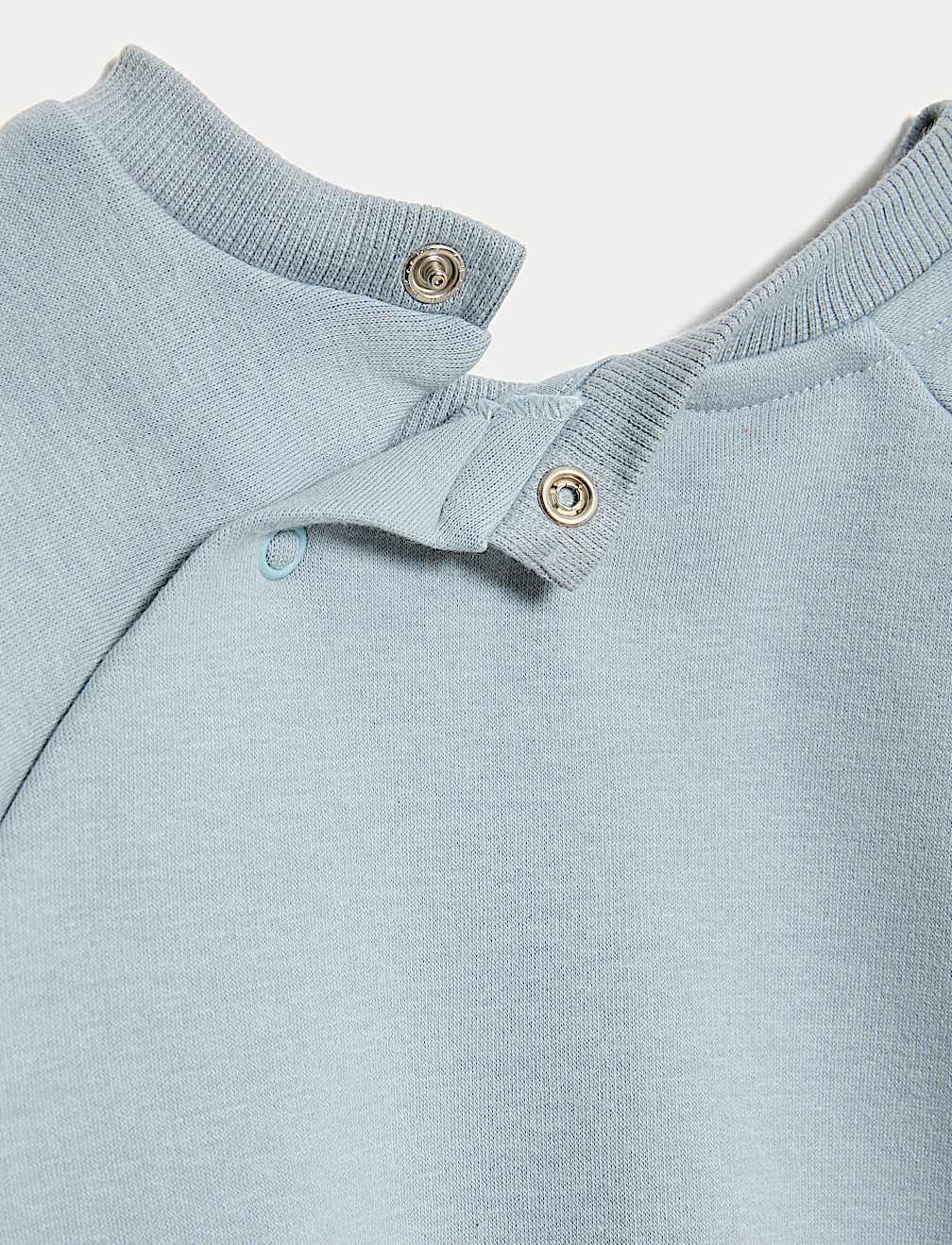 Cotton Blend Fleece Lined Sweatshirt (0-3 Yrs)