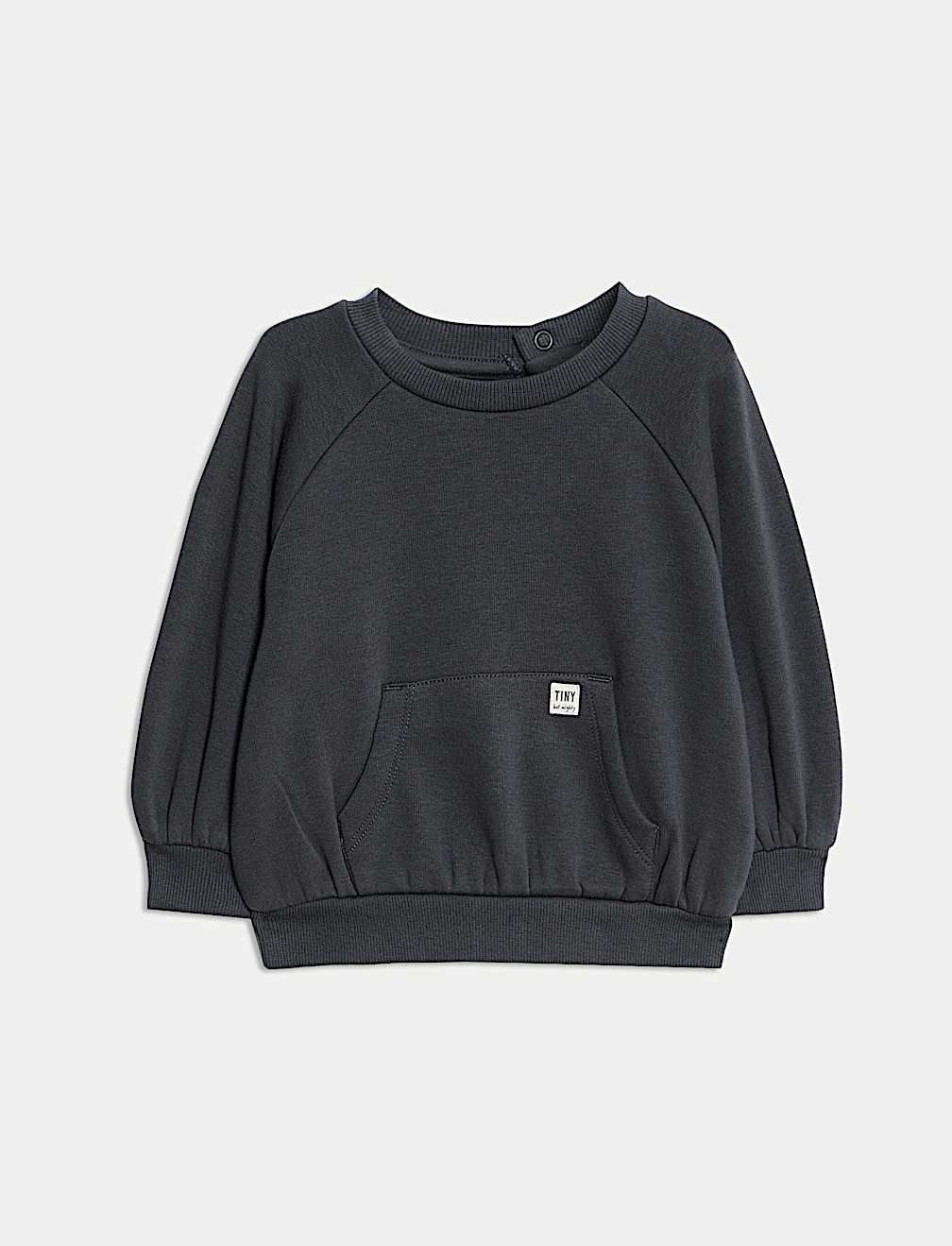 Cotton Blend Fleece Lined Sweatshirt (0-3 Yrs)