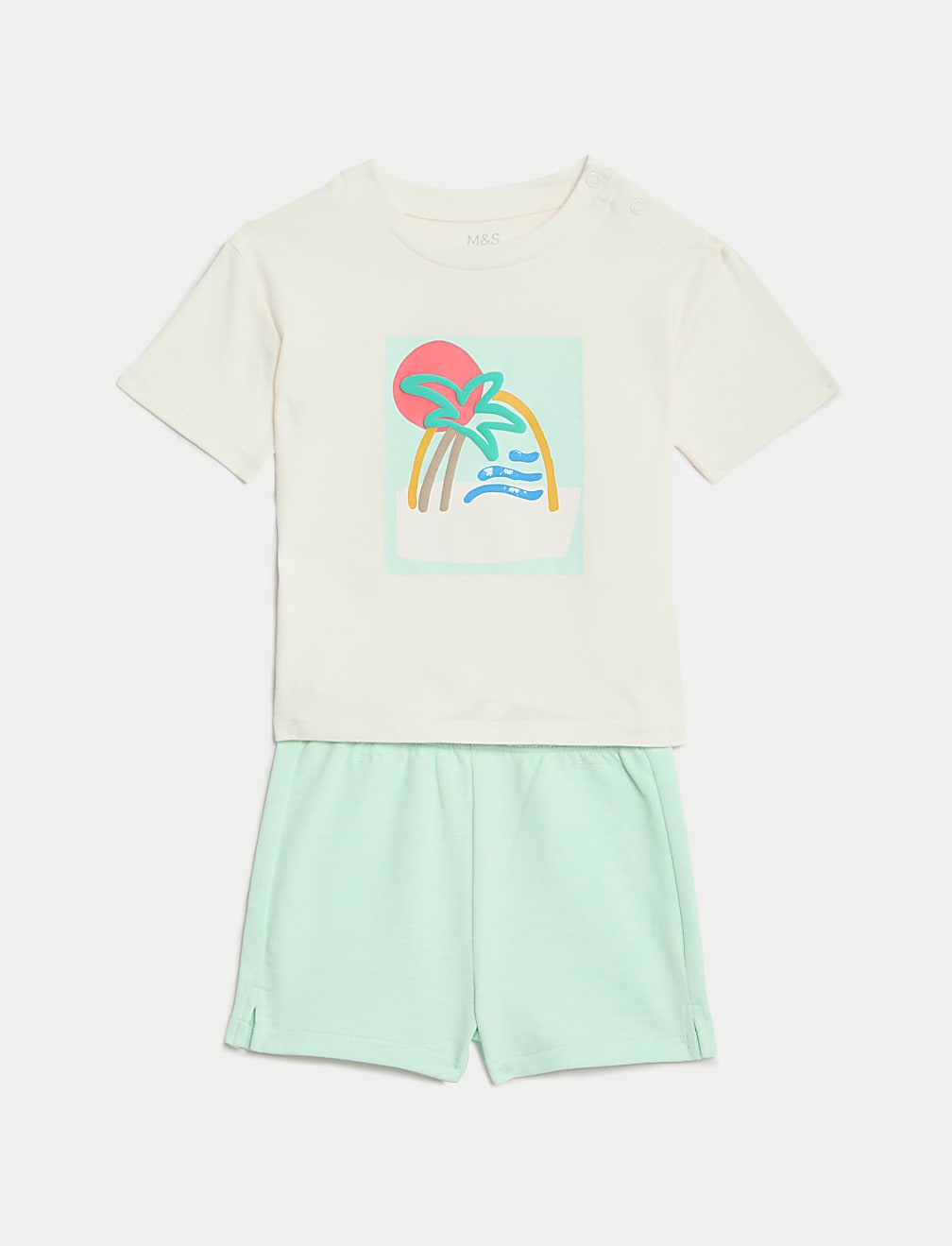 Pure Cotton Top & Bottom Outfit (0-3 Yrs)