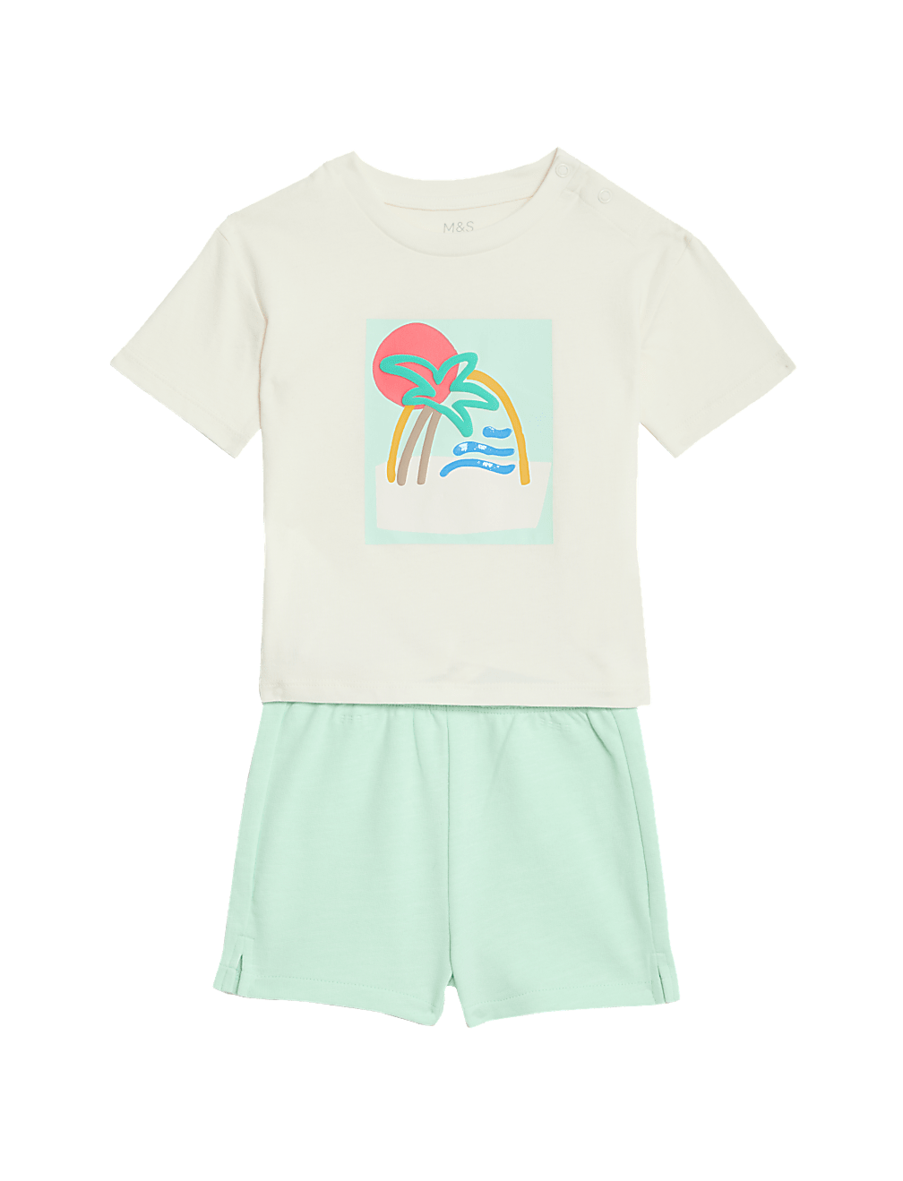 Pure Cotton Top & Bottom Outfit (0-3 Yrs)