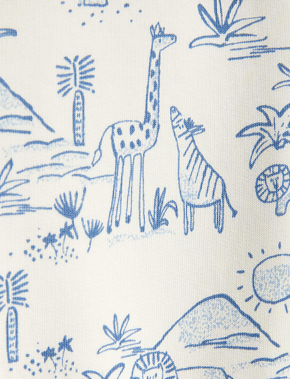 2pc Cotton Rich Safari Print Outfit (0-3 Yrs)