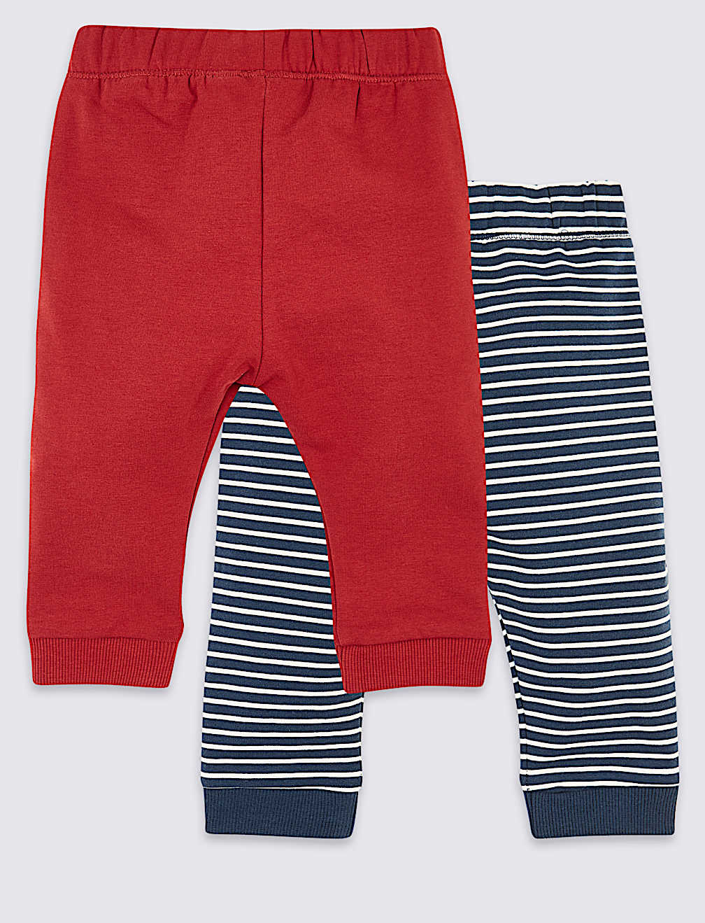2 Pack Organic Cotton Joggers (0-3 Yrs)