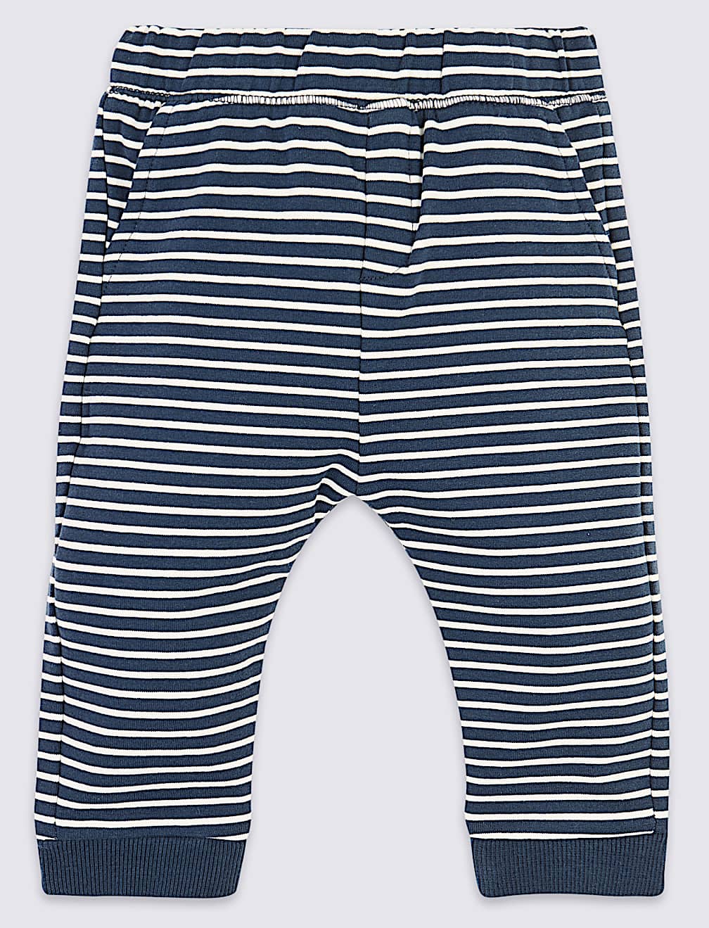 2 Pack Organic Cotton Joggers (0-3 Yrs)
