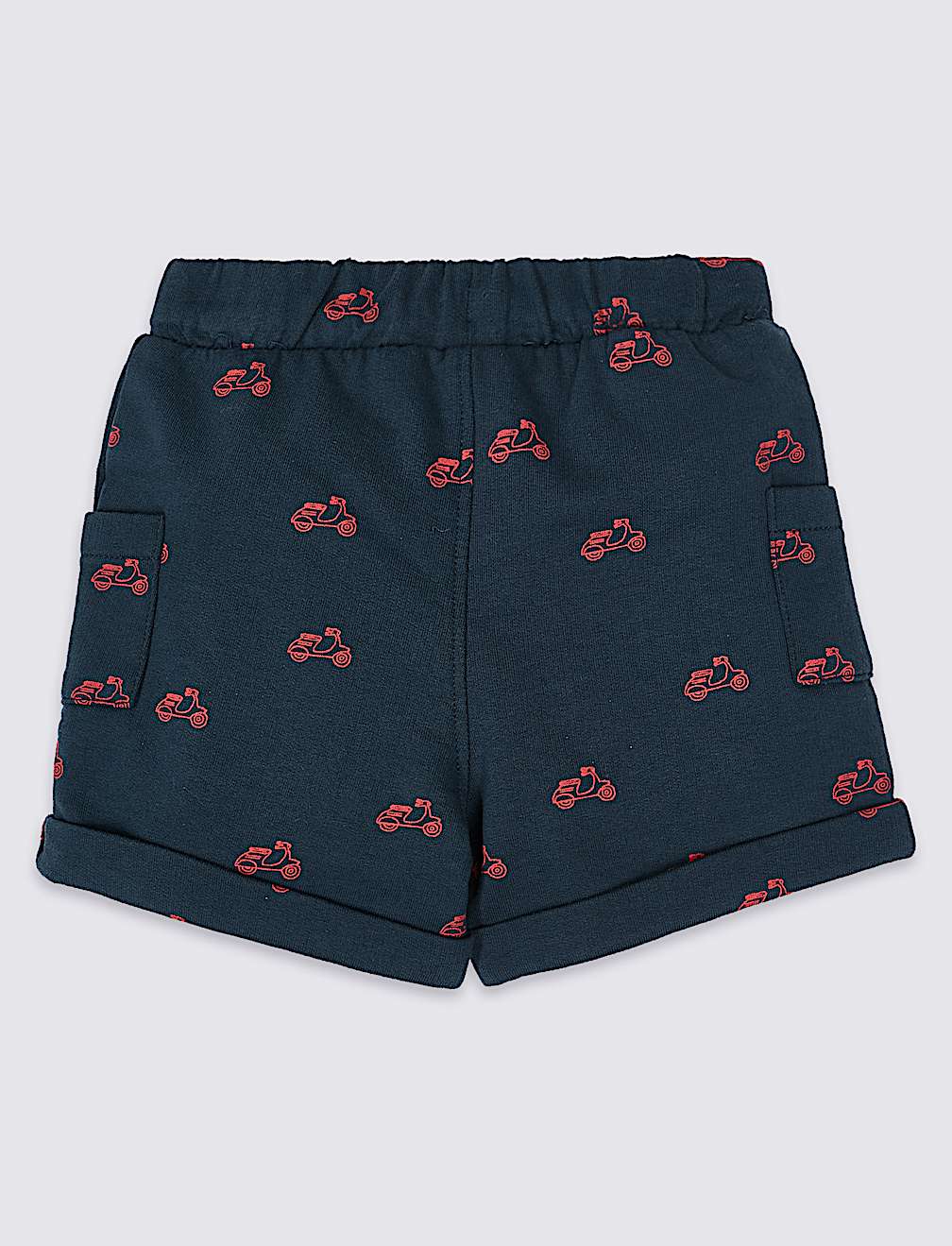 2 Pack Pure Cotton Sweat Shorts