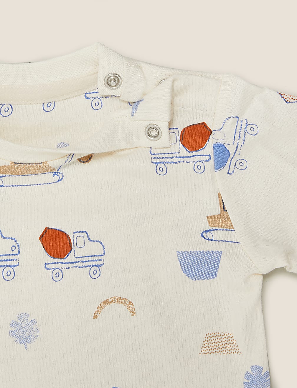 2pc Pure Cotton Transport Shacket Set