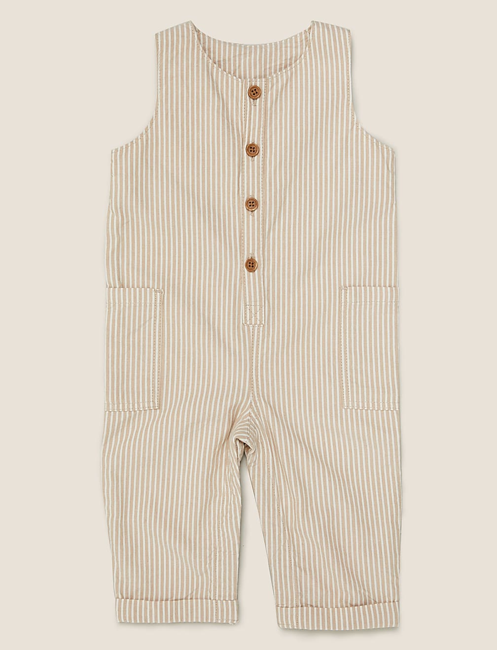 Pure Cotton Striped Romper