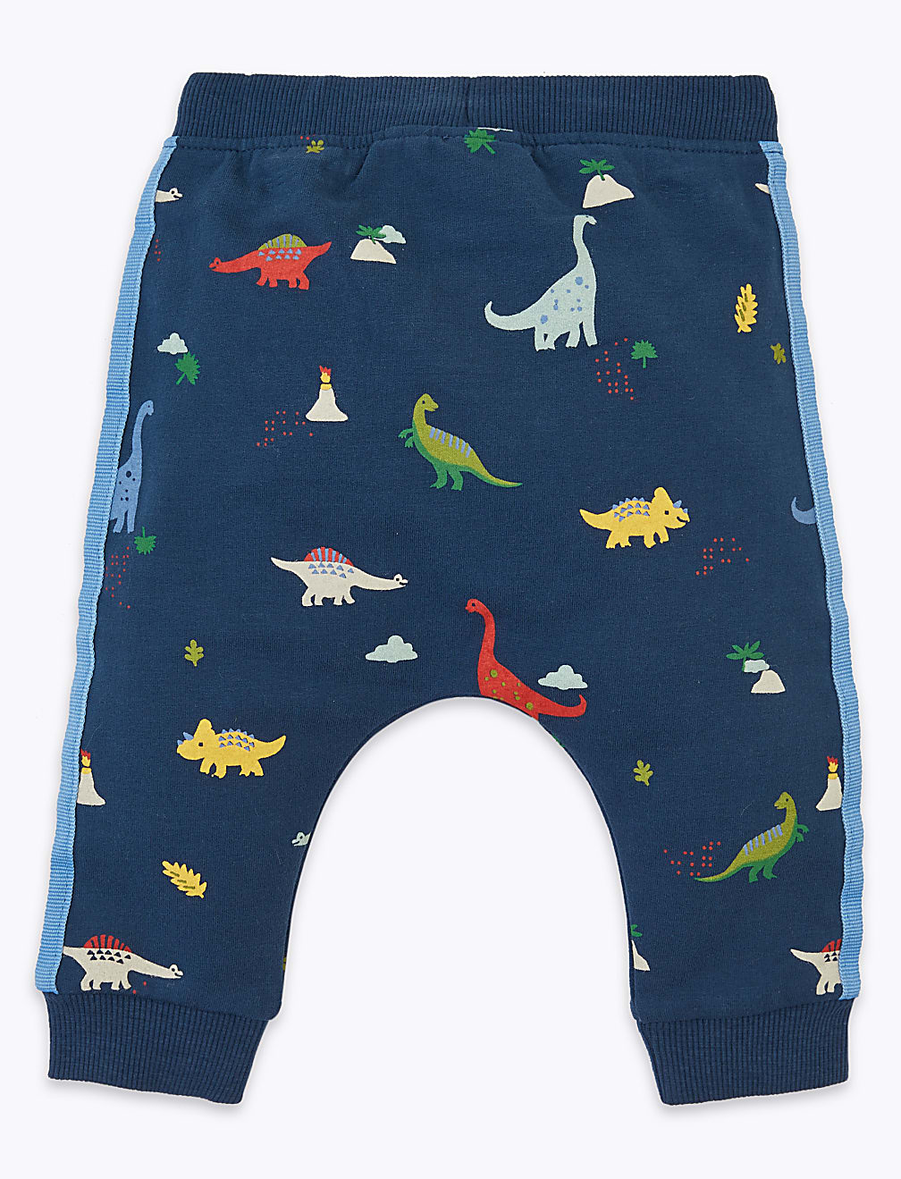 Cotton Dinosaur Print Joggers (0-3 Yrs)