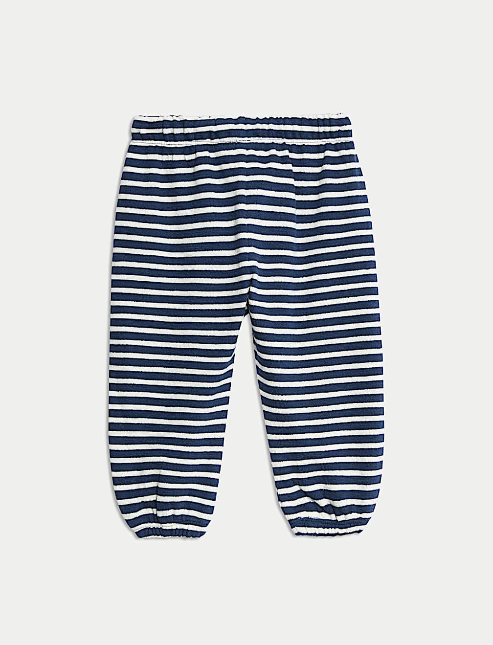 Pure Cotton Striped Joggers (0-3 Yrs)