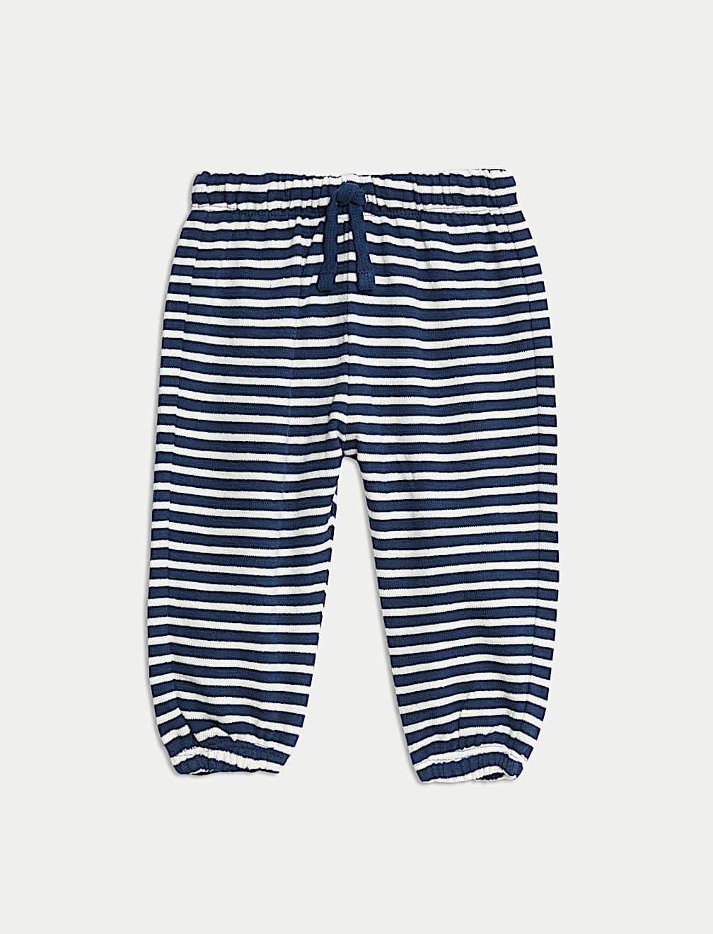 Pure Cotton Striped Joggers (0-3 Yrs)