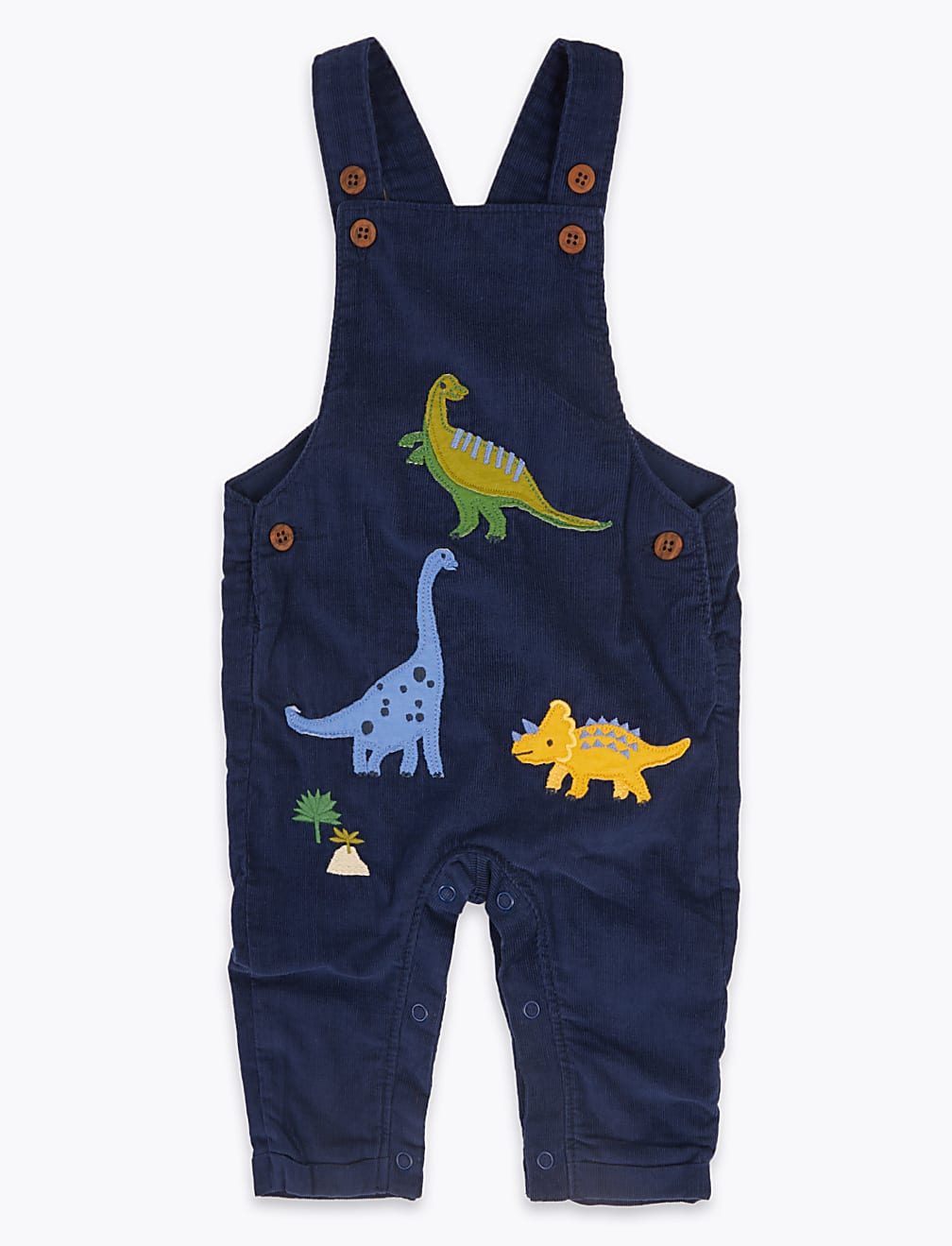 2 Piece Dinosaur Dungaree Set (0-3 Yrs)
