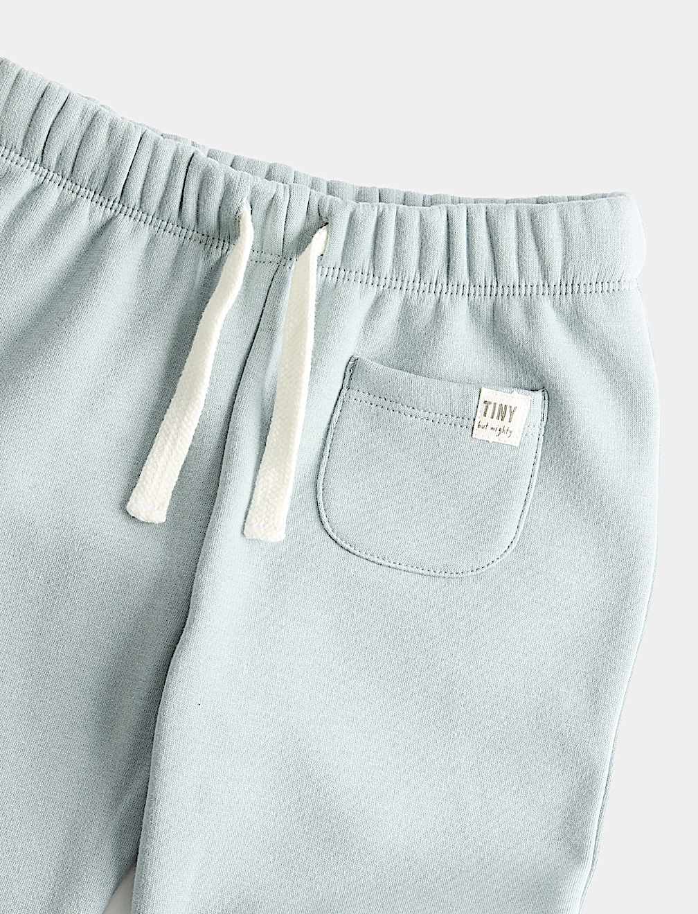 Cotton Blend Fleece Lined Joggers (0-3 Yrs)