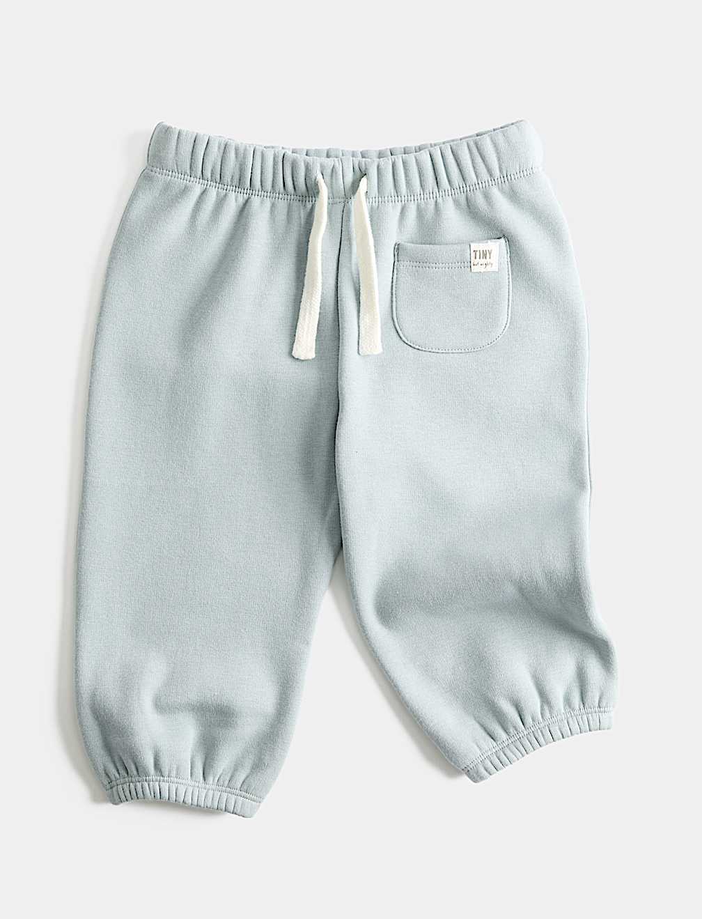 Cotton Blend Fleece Lined Joggers (0-3 Yrs)