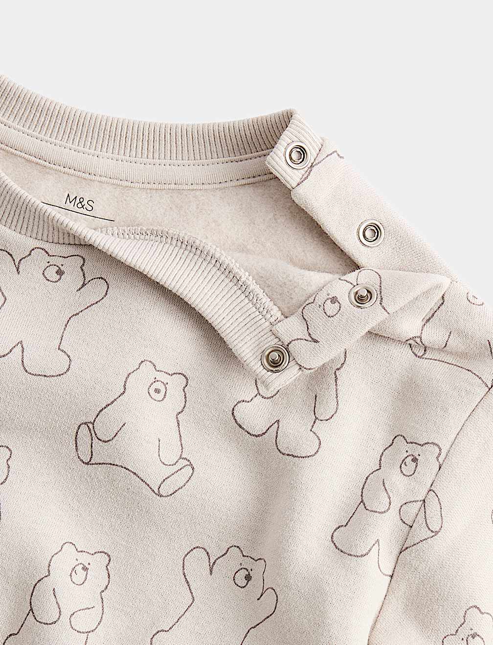 2 Piece Cotton Rich Bear Top & Bottom Set (0-5 Yrs)