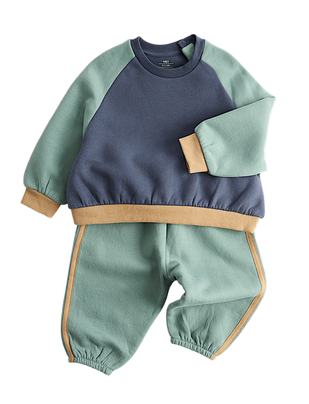 2 Piece Colour Block Sweat Outfit (0-5 Yrs)