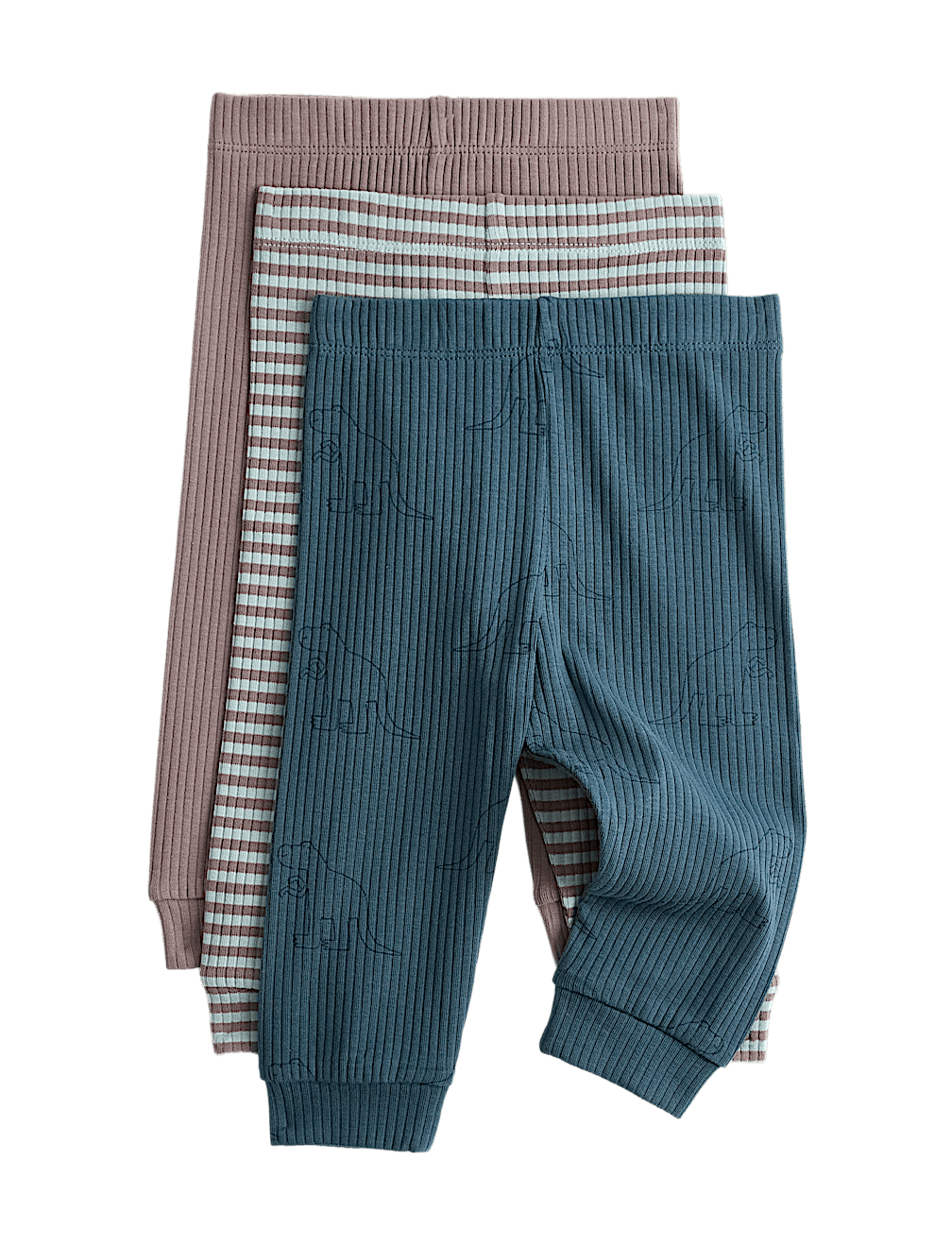 3 Pack Cotton Rich Dino Leggings (0-4 Yrs)