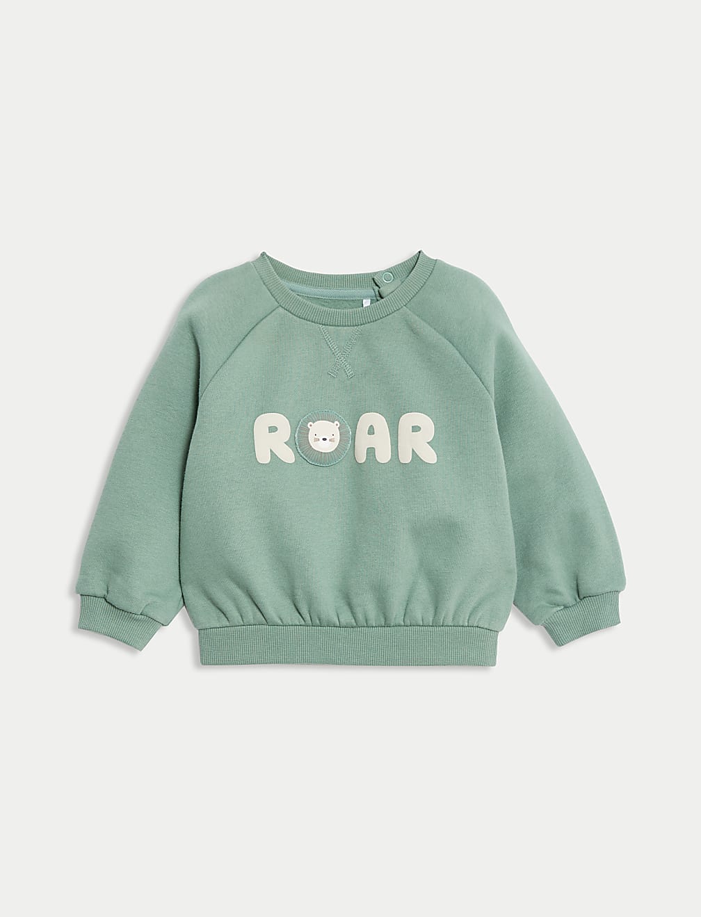 Cotton Rich Roar Slogan Sweatshirt (0-3 Yrs)