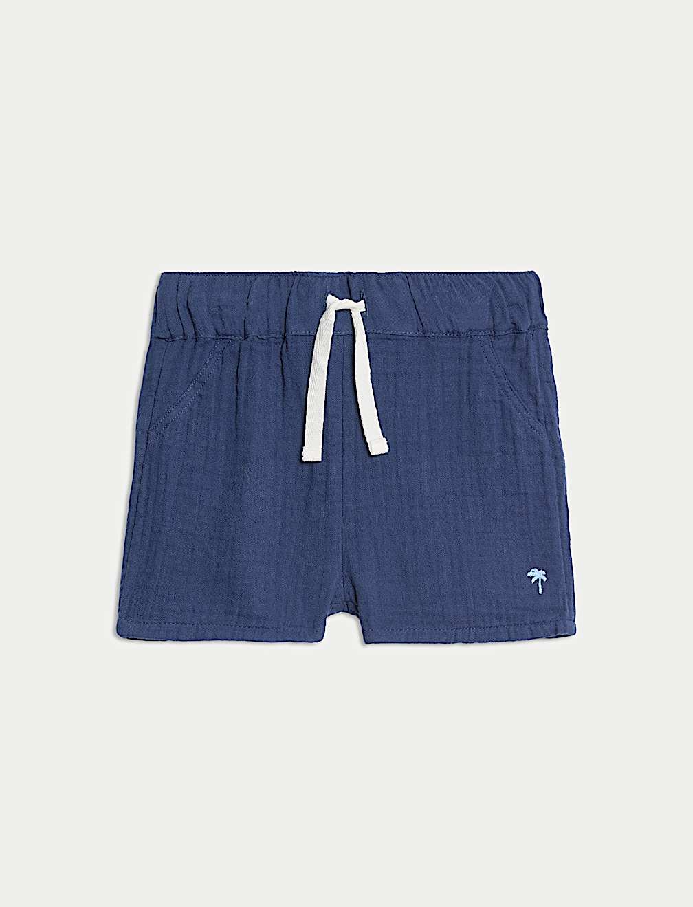 Pure Cotton Double Cloth Shorts (0-3 Yrs)