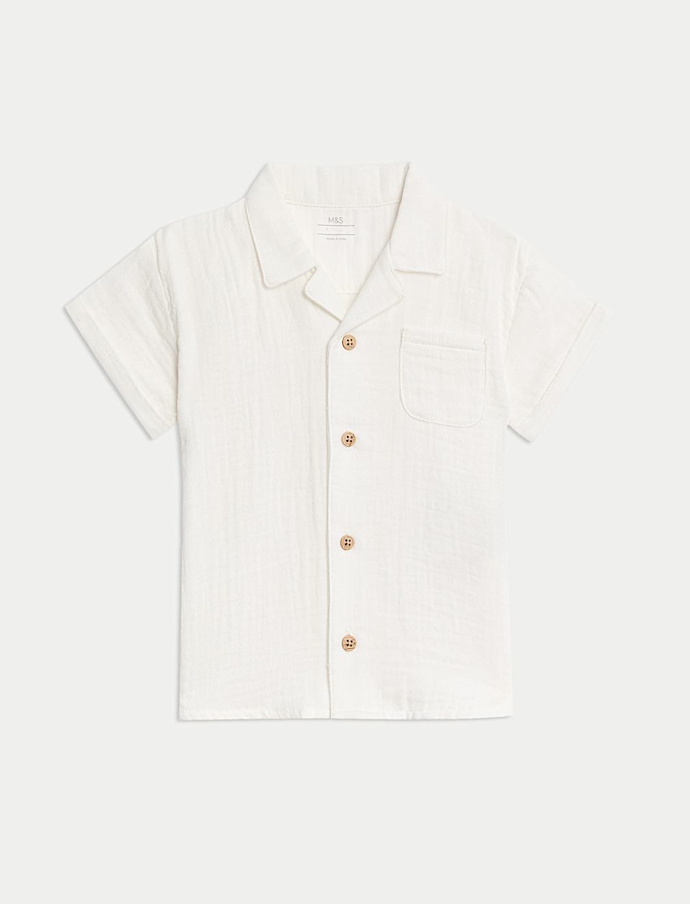 Pure Cotton Double Cloth Shirt (0-3 Yrs)