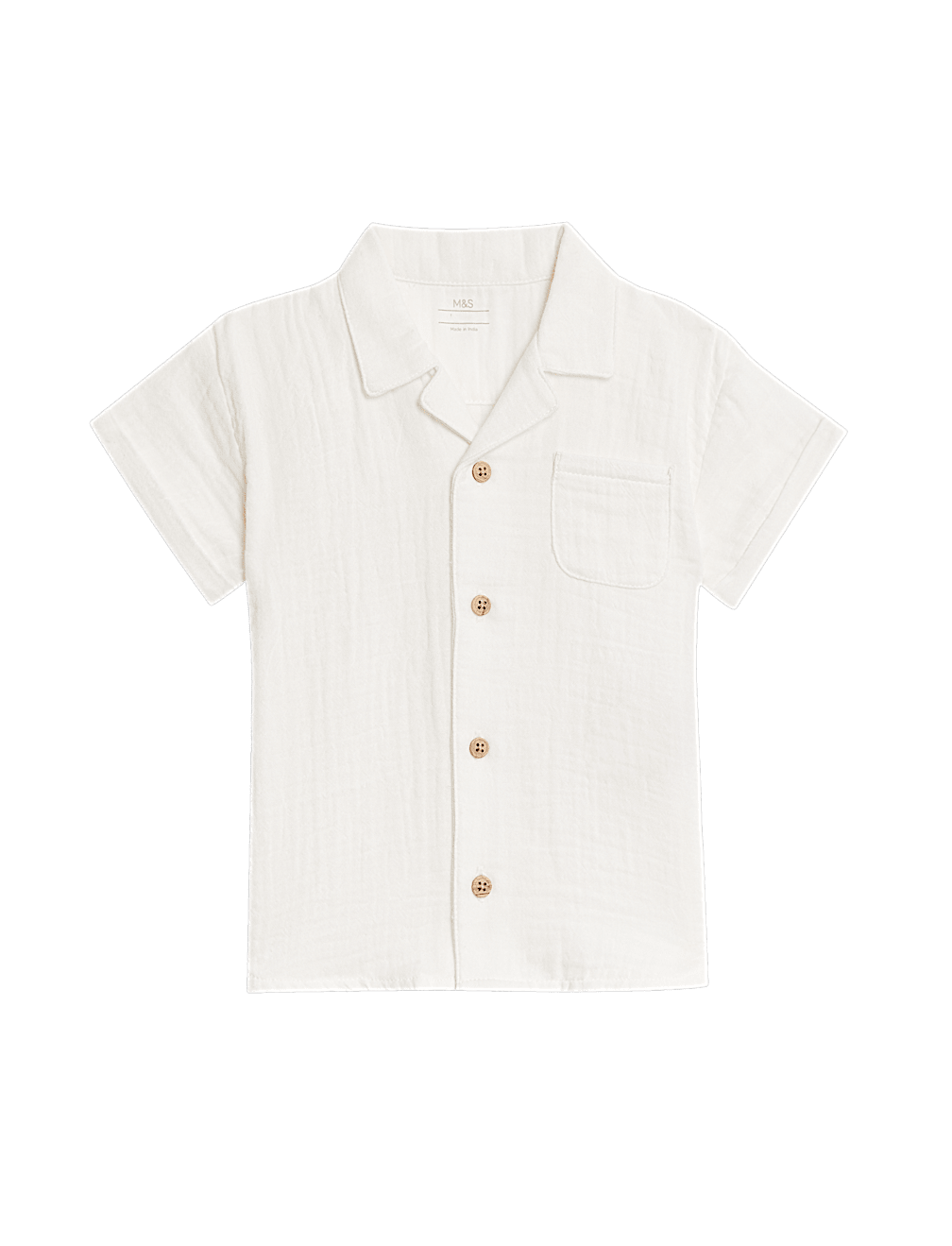 Pure Cotton Double Cloth Shirt (0-3 Yrs)