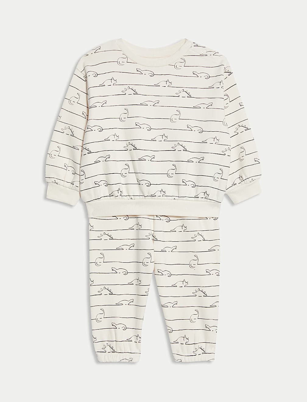 2pc Cotton Rich Dino Top & Bottom Outfit (0-6 Yrs)