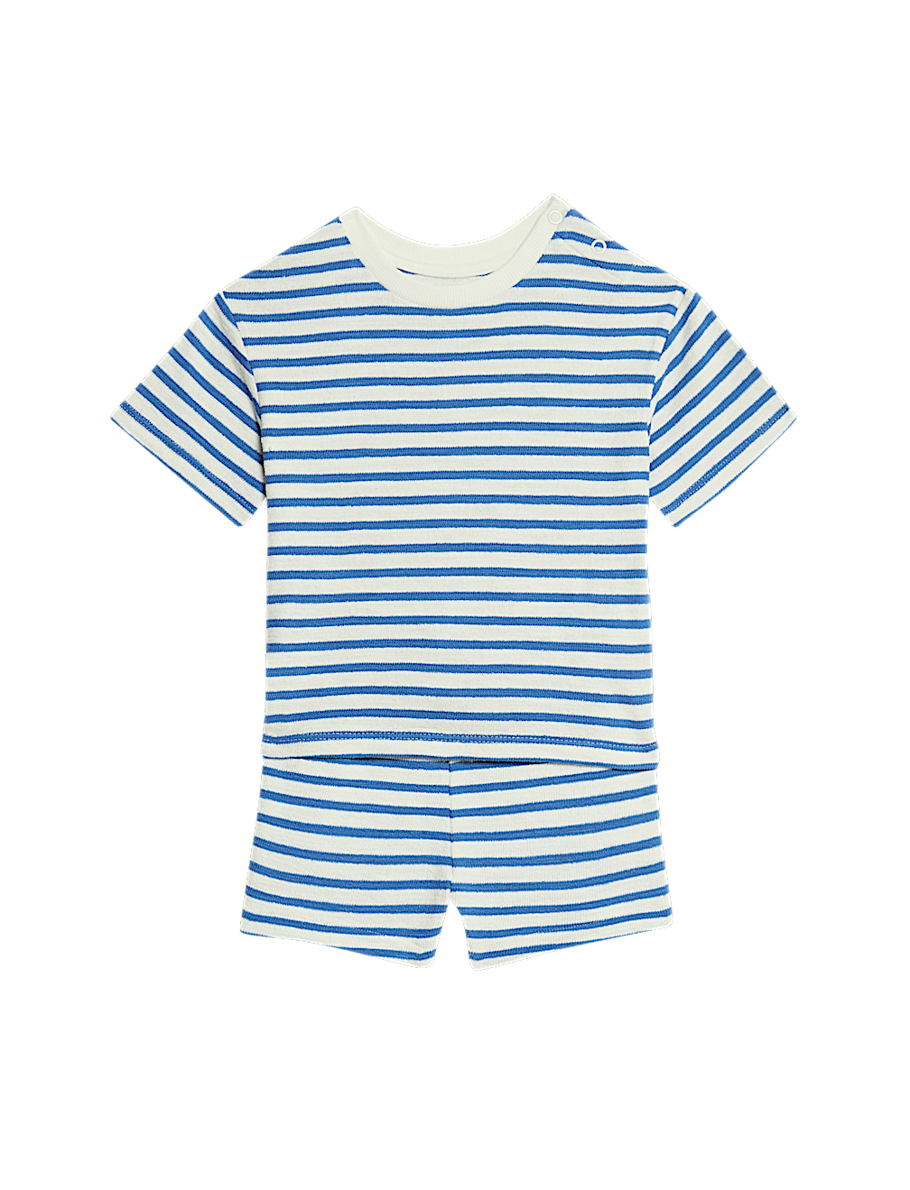 2pc Pure Cotton Striped Short Outfit (0-3 Yrs)
