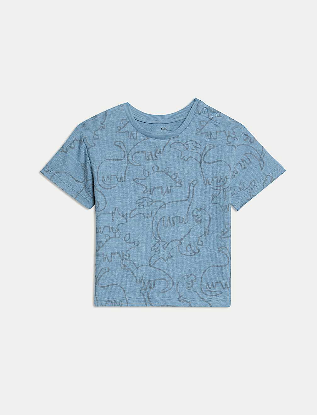 2pc Pure Cotton Dinosaur Outfit (0-3 Yrs)