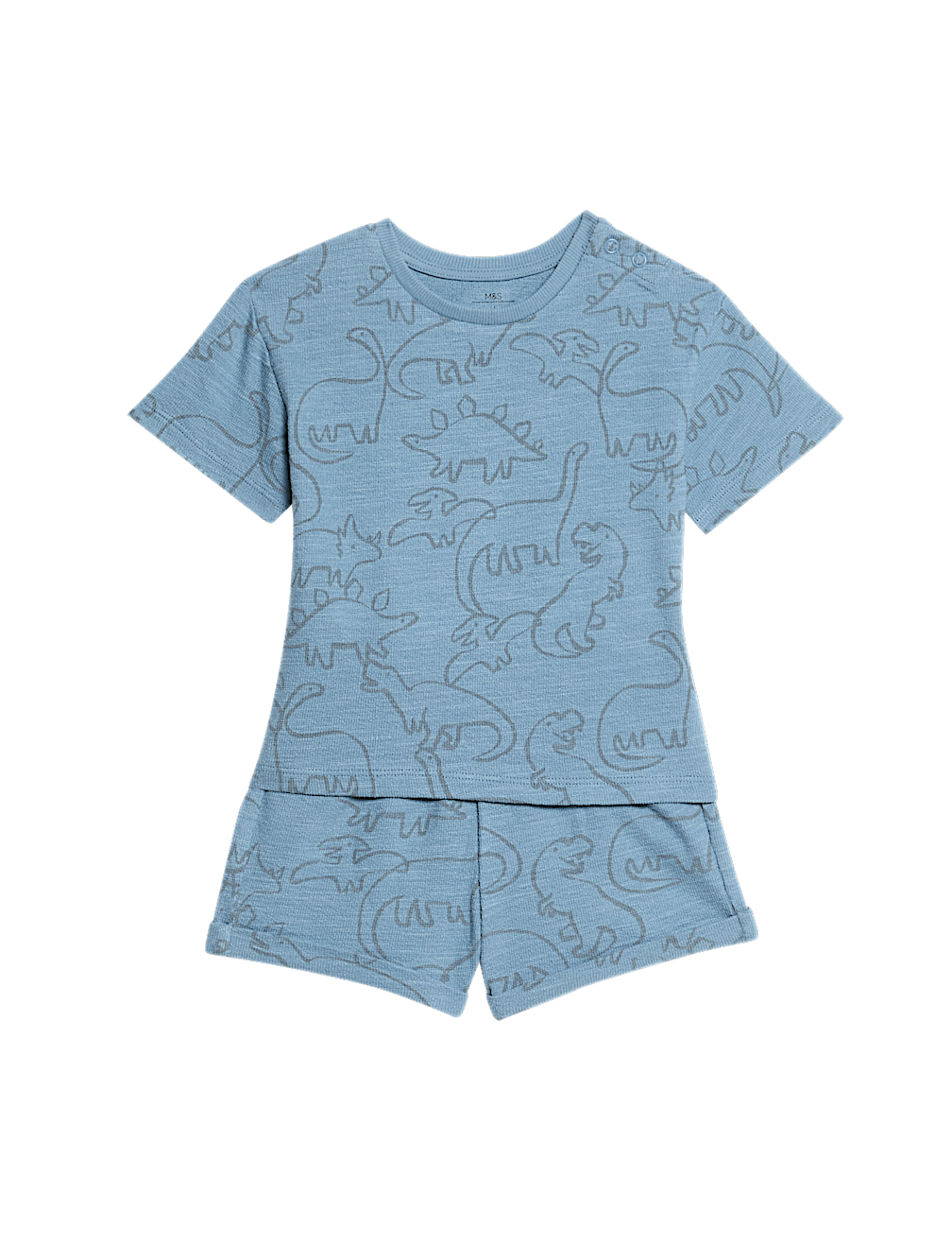 2pc Pure Cotton Dinosaur Outfit (0-3 Yrs)