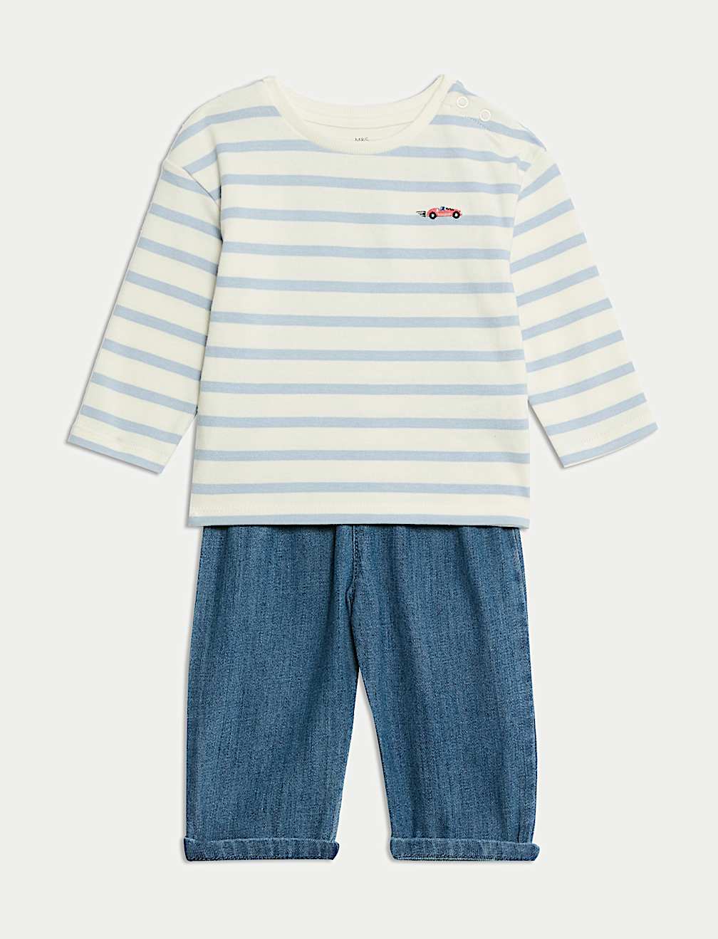 2pc Striped Top & Bottom Outfit (0-6 Yrs)