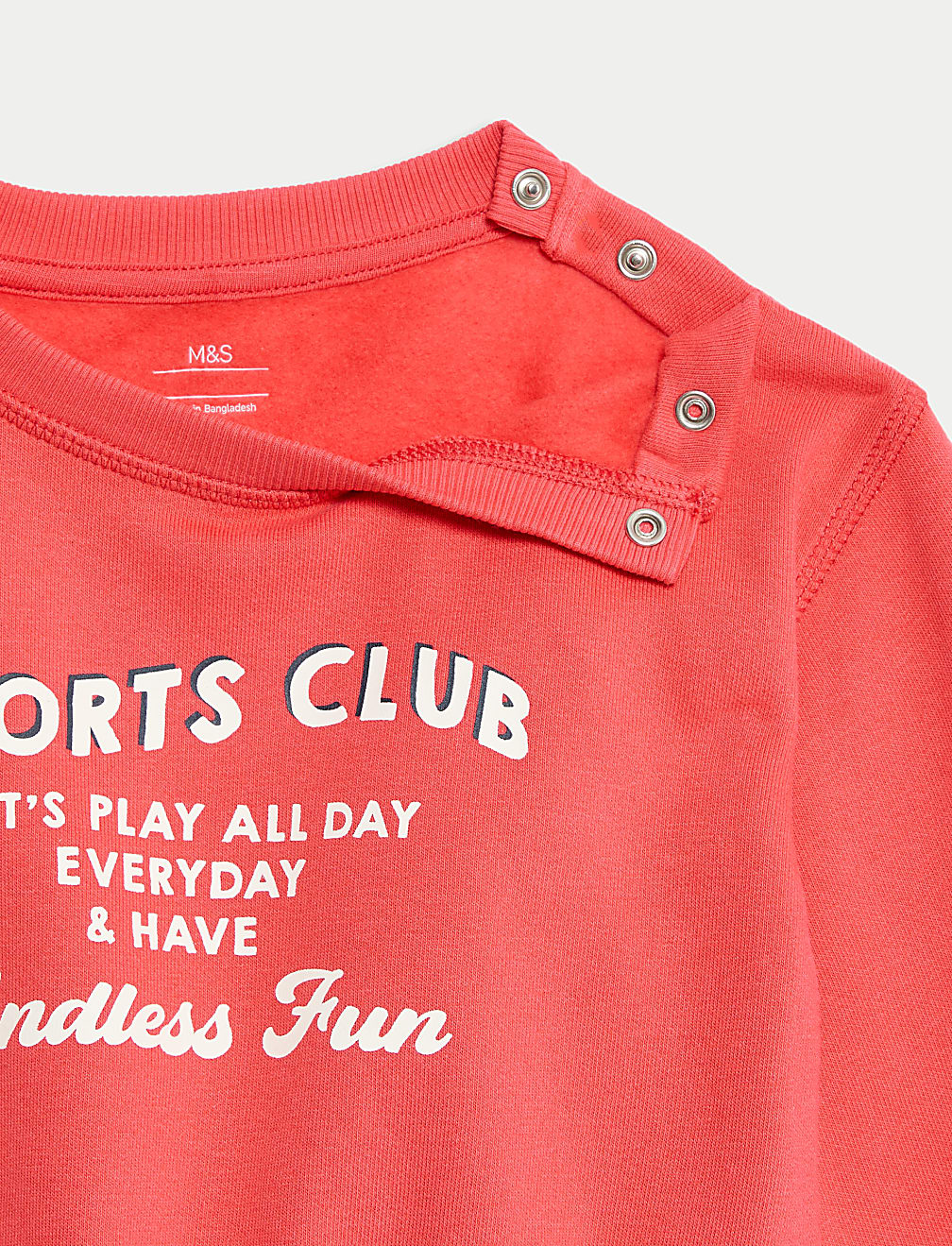 2pc Cotton Rich Sports Club Slogan Outfit (0-6 Yrs)