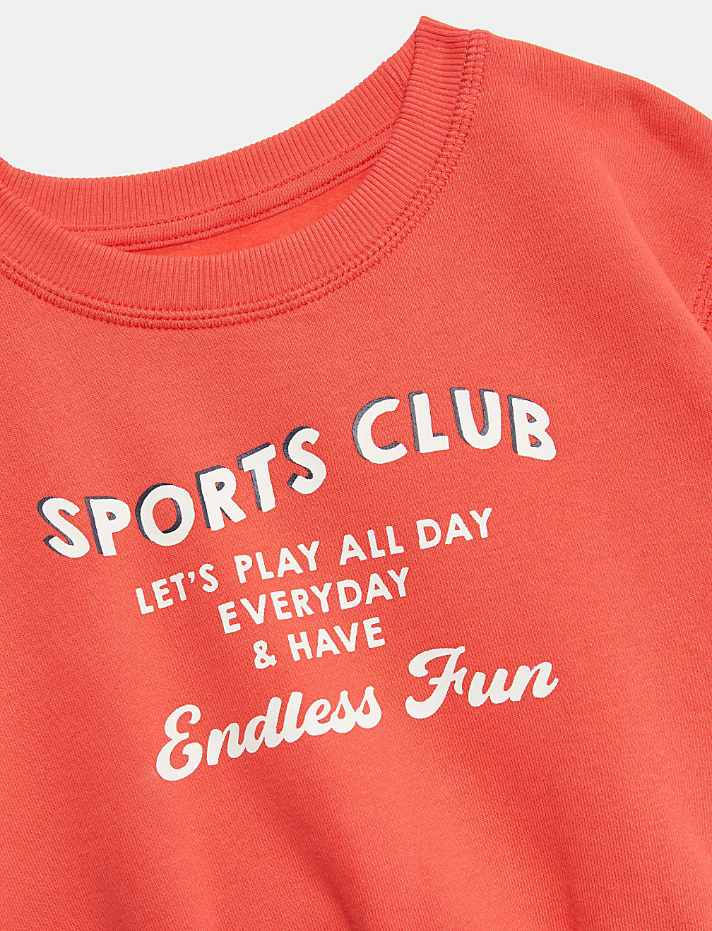 2pc Cotton Rich Sports Club Slogan Outfit (0-6 Yrs)