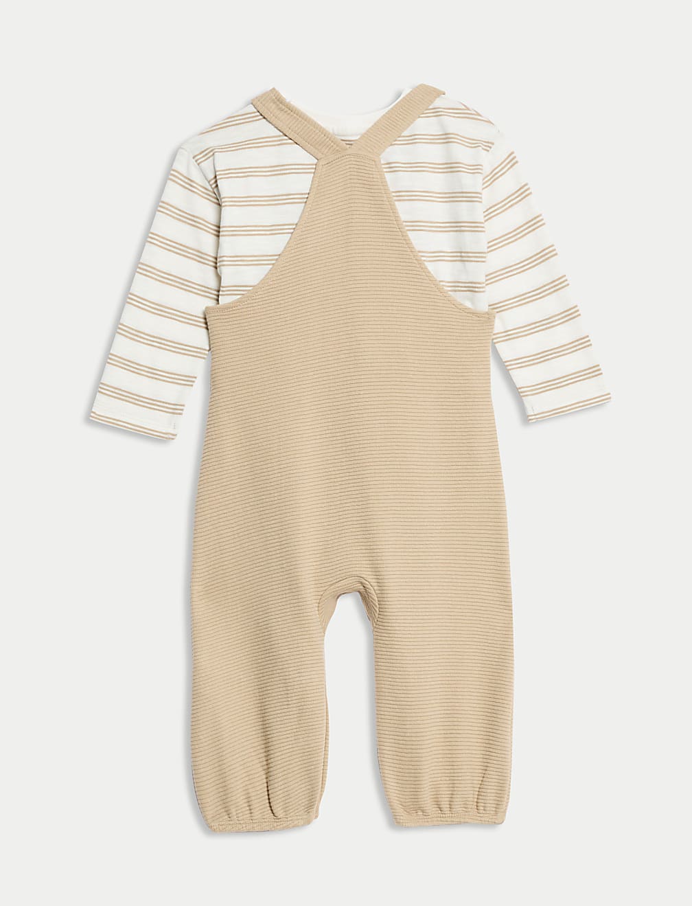 2pc Pure Cotton Dungaree Outfit (0 Mnths - 3 Yrs)