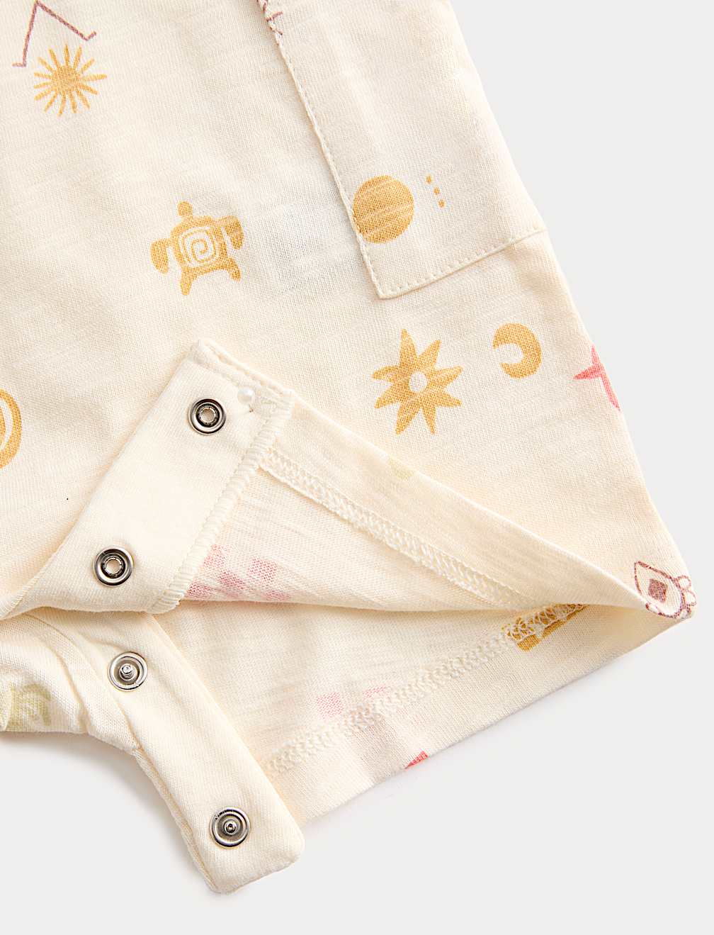 Pure Cotton Jersey Island Print Romper (0-3 Yrs)