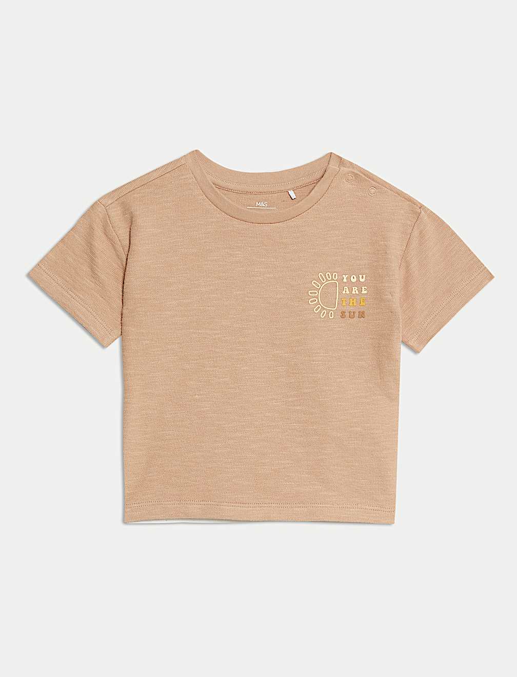 2pc Pure Cotton Sun Oversized T-Shirt Set (0-3 Yrs)