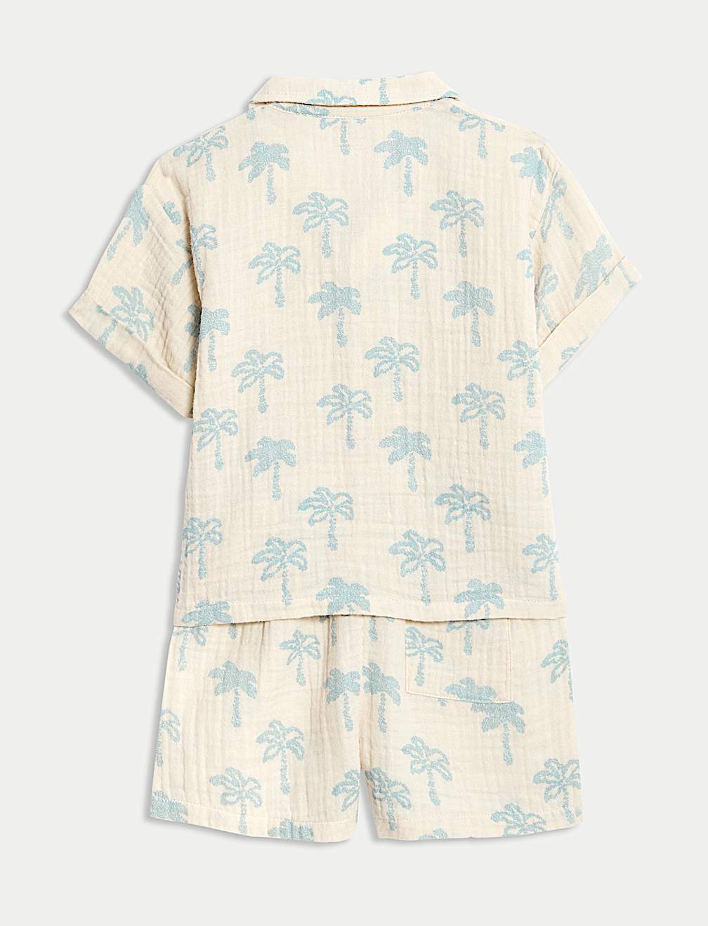 2pc Pure Cotton Palm Tree Top & Bottom Outfit (0 Mths - 6 Yrs)