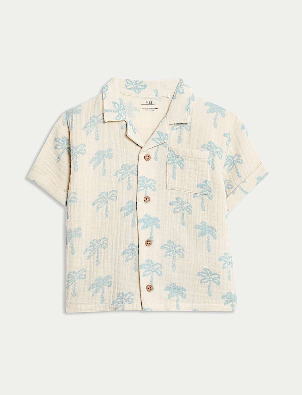 2pc Pure Cotton Palm Tree Top & Bottom Outfit (0 Mths - 6 Yrs)