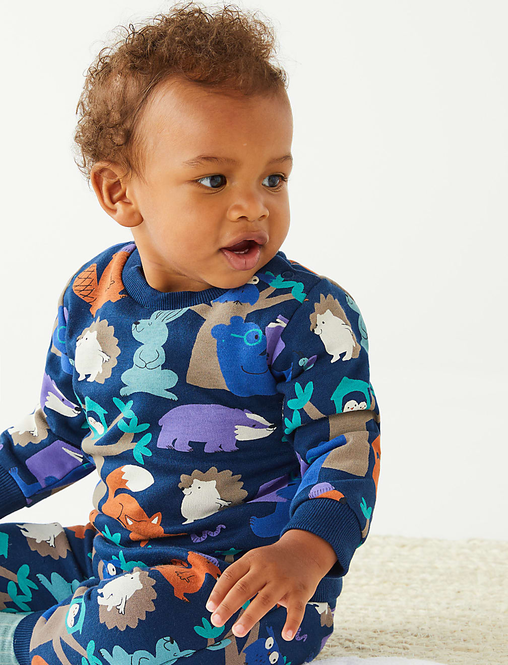 Cotton Rich Woodland Sweatshirt (0-3 Yrs)