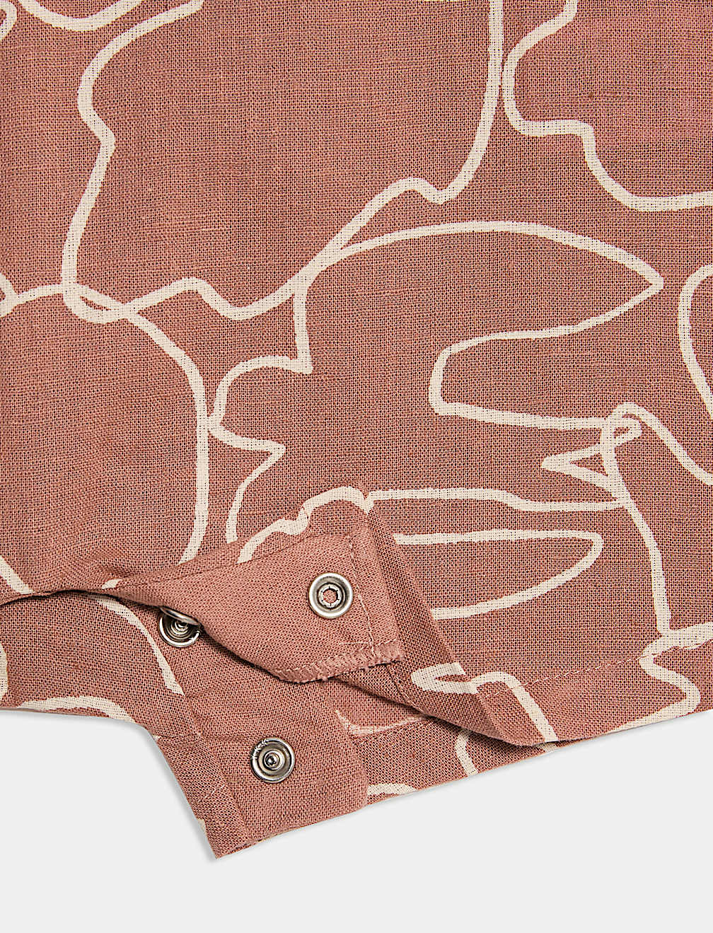 Cotton Printed Terracotta Romper