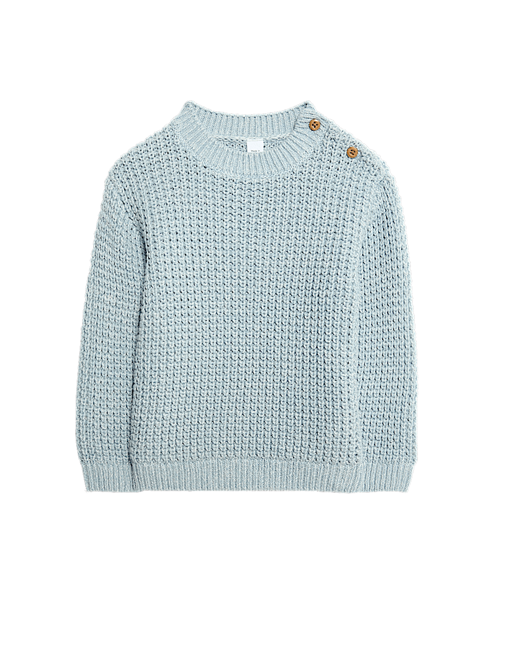 Pure Cotton Open Knit Jumper (0-3 Yrs)